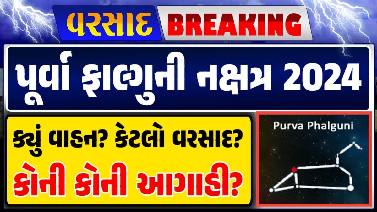 Purva Falguni Nakshatra, પૂર્વા ફાલ્ગુની નક્ષત્ર, પૂર્વા ફાલ્ગુની નક્ષત્ર ૨૦૨૪, પૂર્વા ફાલ્ગુની નક્ષત્ર 2024, Magha Nakshatra, મઘા નક્ષત્ર, મઘા નક્ષત્ર ૨૦૨૪, Weather Forecast, પરેશ ગોસ્વામી, Ambalal Patel Weather Alert, Prediction of Paresh Goswami, Thunderstorm Forecast Change: Thunderstorm Forecast, Heavy Rain Forecast, Gujarat Rain Alert Gujarat Rain Forecast Whether News, વરસાદ આગાહી, અંબાલાલ પટેલ, પરેશ ગોસ્વામી, હવામાનની આગાહી, Gujarat Rain forecast, Purva Falguni Nakshatra 2024